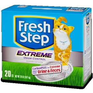 Fresh Step (Фрэш Стэп) Extreme. Впитывающий наполнитель для кошачьего туалета, 3,17 кг